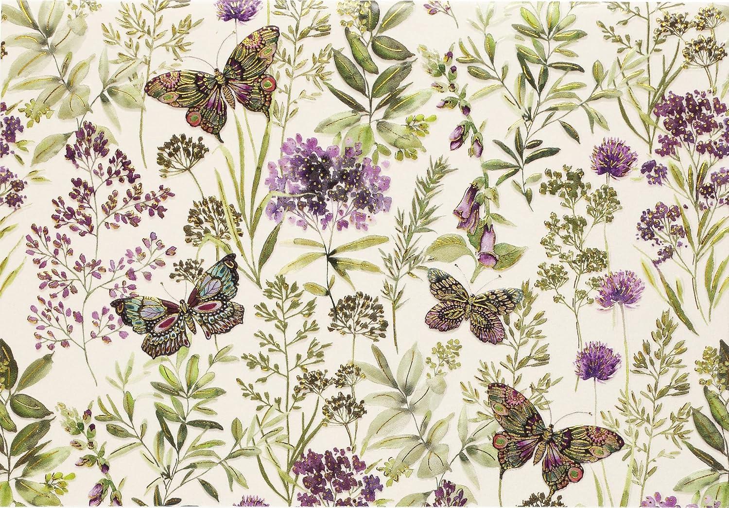 Amethyst Butterflies Note Cards (Other)