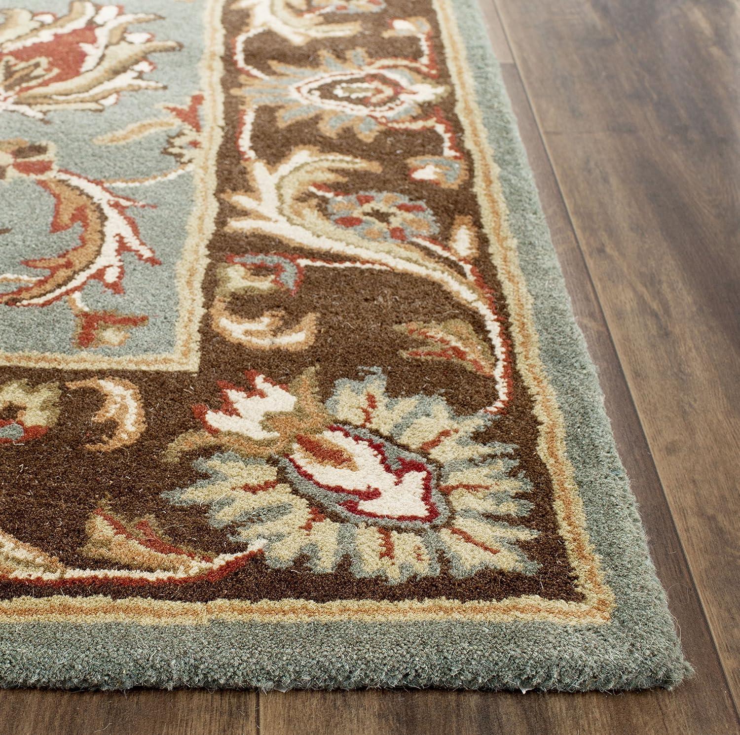 Heritage HG812 Hand Tufted Runner Rug - Blue/Brown - 2'3"x22' - Safavieh.