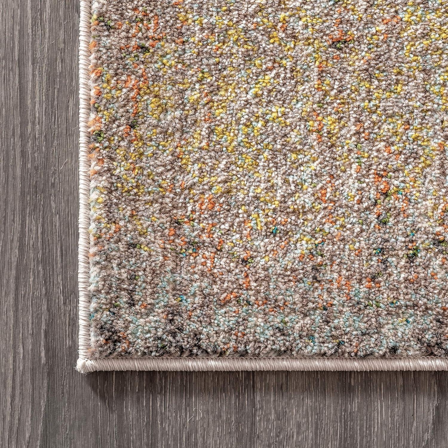 Contemporary POP Modern Abstract Vintage Area Rug - JONATHAN Y