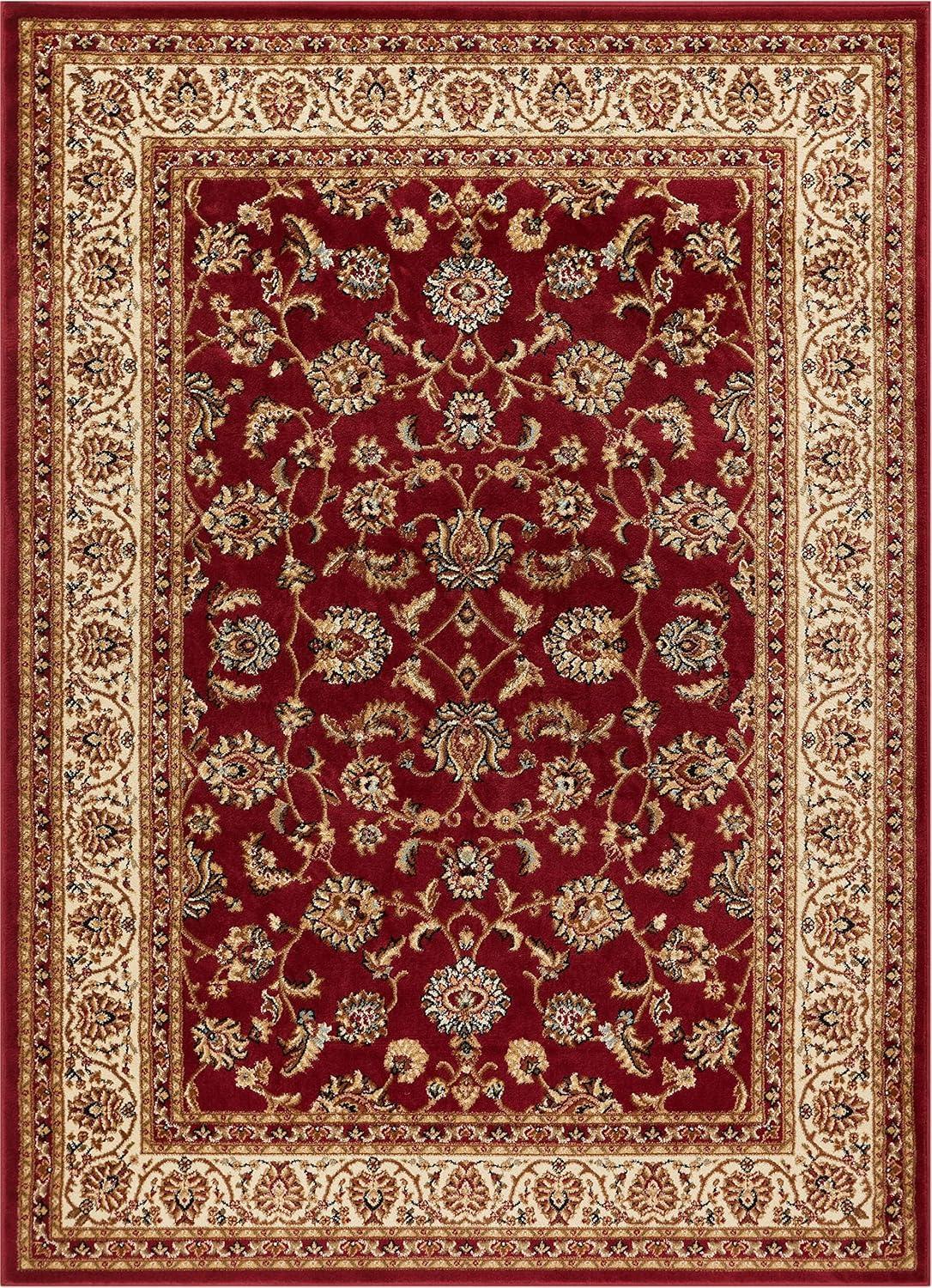Well Woven Barclay Sarouk Traditional Oriental Panel Black 3'11" x 5'3" Area Rug
