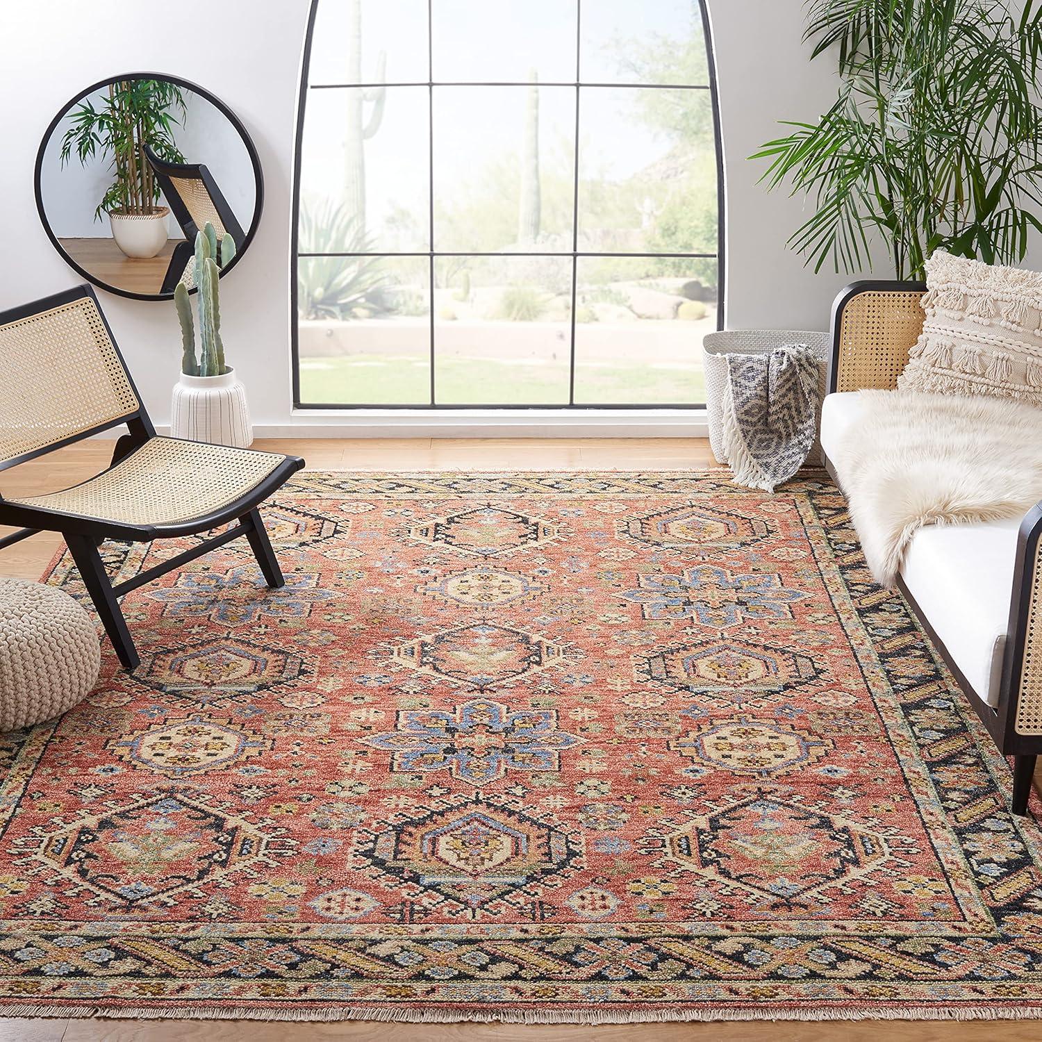 Safavieh Hand Knotted 70% Wool And 30% Cotton Oriental Rug