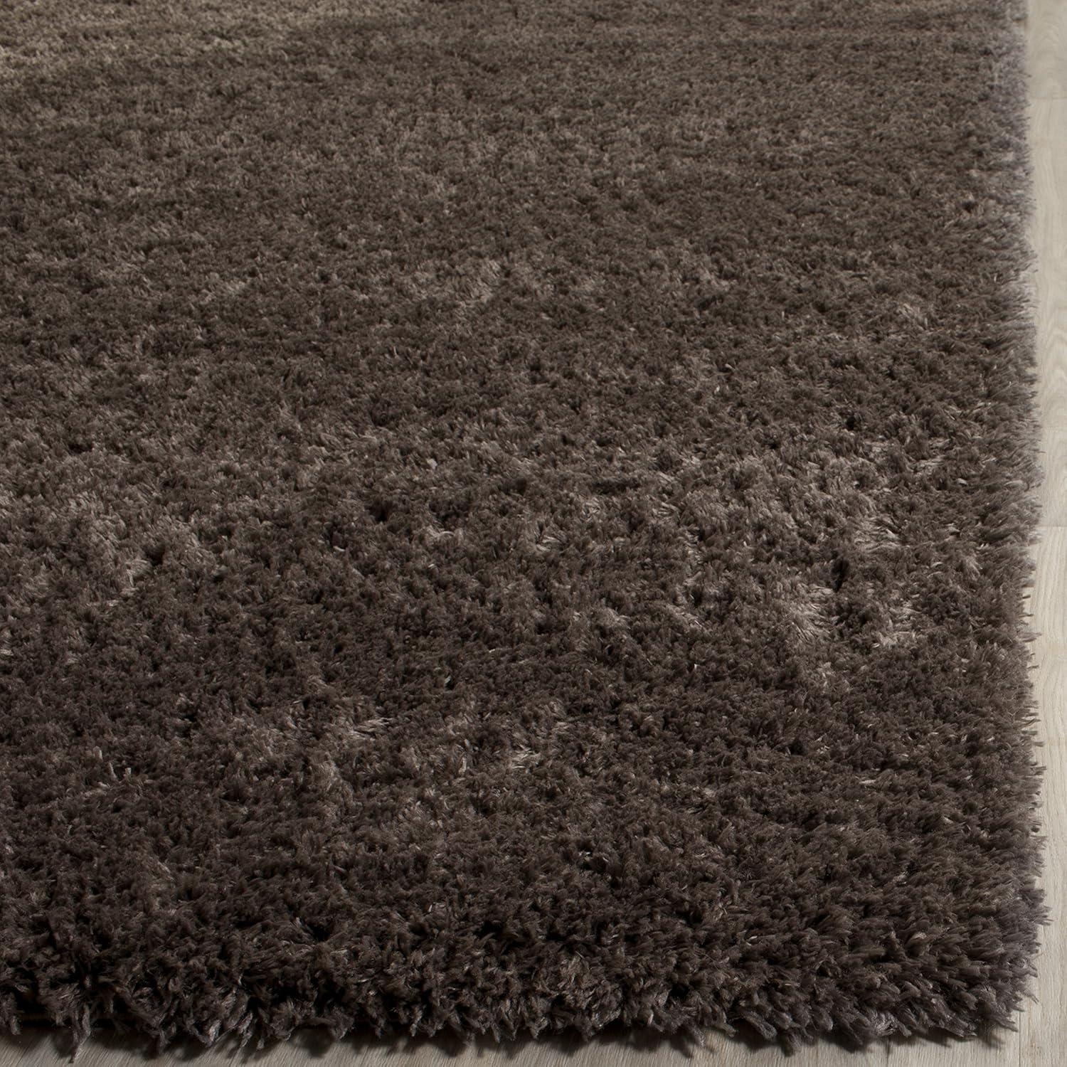 Indie Shag SGI320 Power Loomed Area Rug - Mushroom - 4'x4' - Safavieh.
