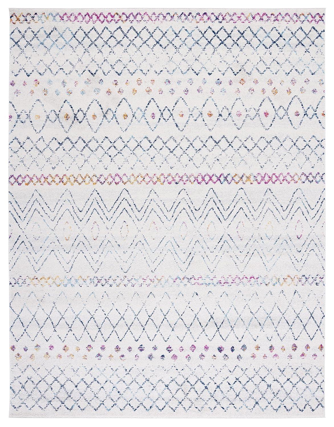Madison 700 MAD798 Power Loomed Indoor Area Rug - Ivory/Dark Blue - 8'x10' - Safavieh