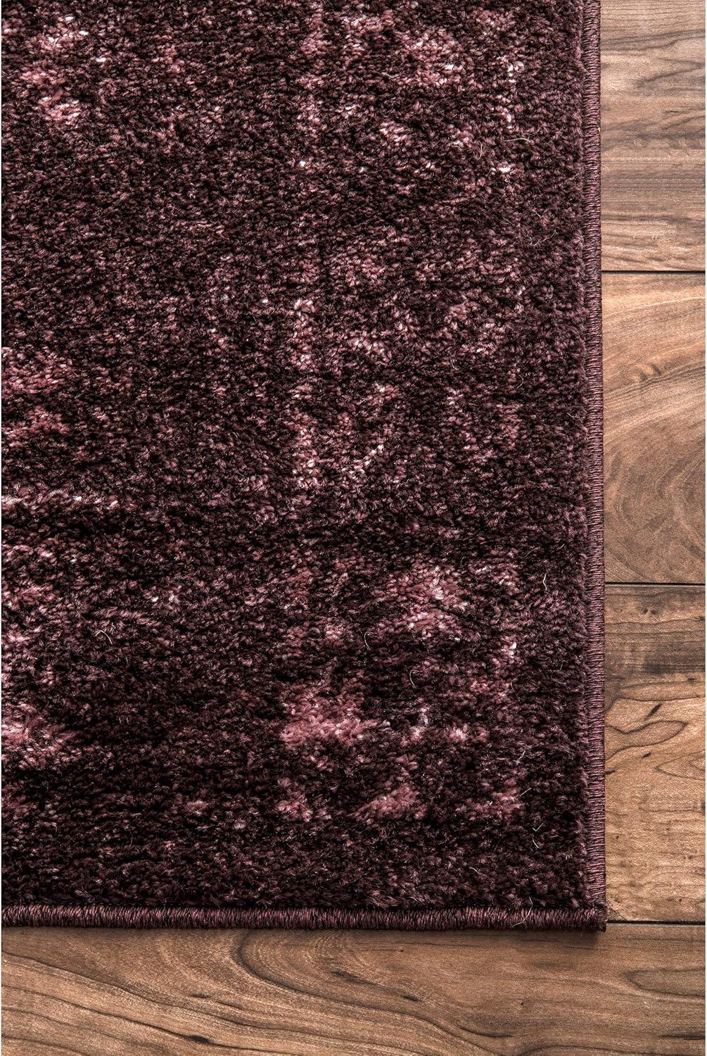 Nuloom Arlena Oriental/Persian 8x10 Indoor Area Rug for Living Room Bedroom Dining Room Kitchen, Burgundy/Pink