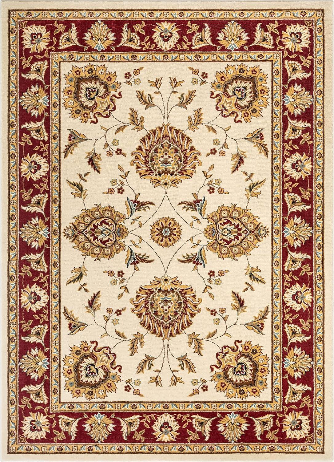 Well Woven Timeless Abbasi Oriental Persian Green 5'3" x 7'3" Area Rug