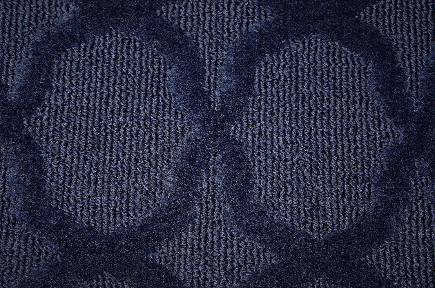 Garland Rug Sparta 3 ft. x 5 ft. Area Rug Navy