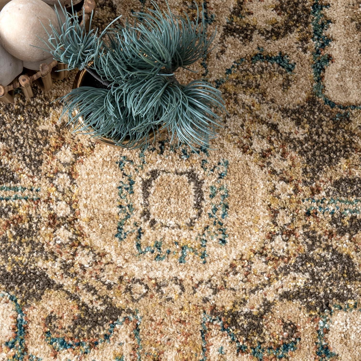 Nuloom Global Medallion Tabetha Indoor Area Rug