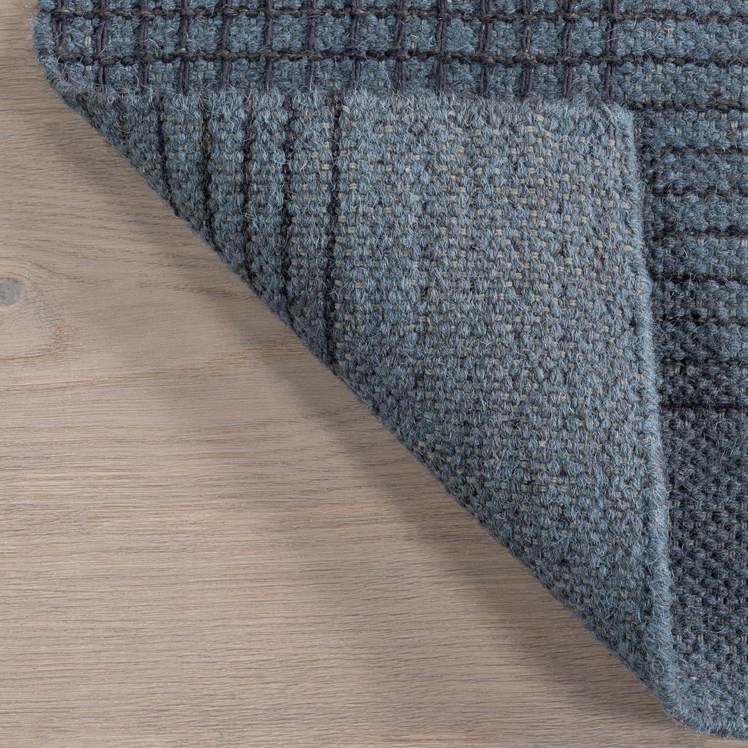 Hurley Plaid Wool Area Rug