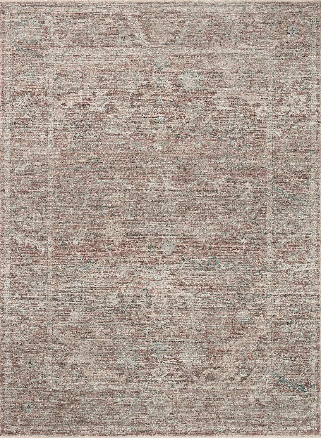 Magnolia Home By Joanna Gaines X Loloi Millie Brick / Fog Area Rug