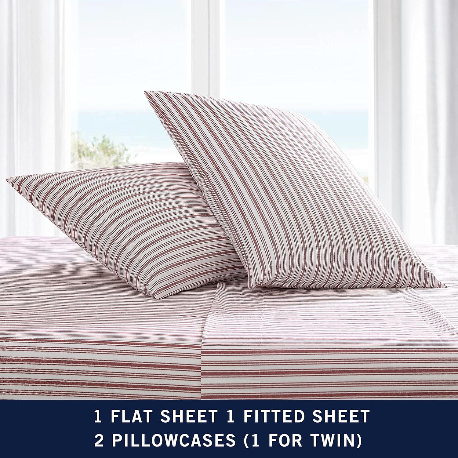 Nautica Printed Cotton Percale Sheet Sets