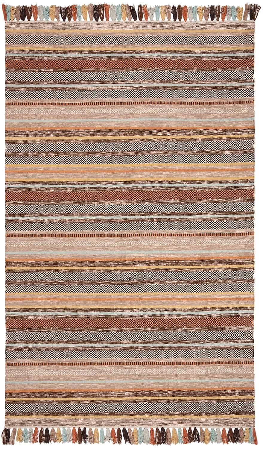 Montauk MTK901 Hand Woven Indoor Area Rug - Brown/Multi - 5'x8' - Safavieh.