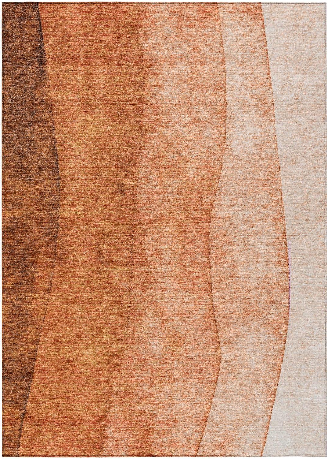 Addison Rugs Chantille ACN625 Paprika 8' x 10' Indoor Outdoor Area Rug, Easy Clean, Machine Washable, Non Shedding, Bedroom, Living Room, Dining Room, Kitchen, Patio Rug
