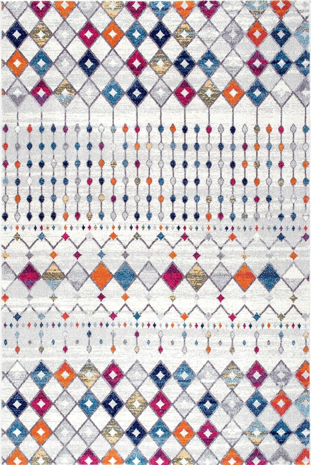 nuLOOM Moroccan Blythe Multicolor 2' x 3' Transitional Area Rug