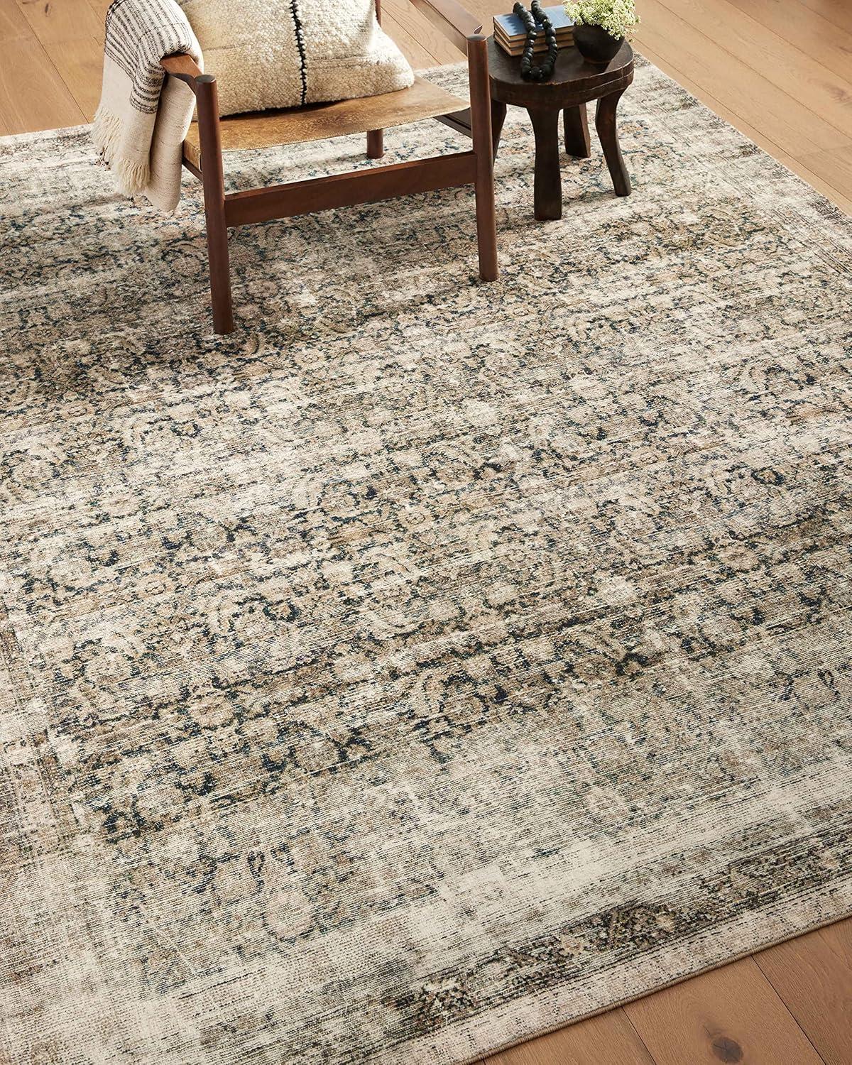 Amber Lewis x Loloi Amber Lewis x Loloi Morgan Navy / Sand Area Rug feat. CloudPile