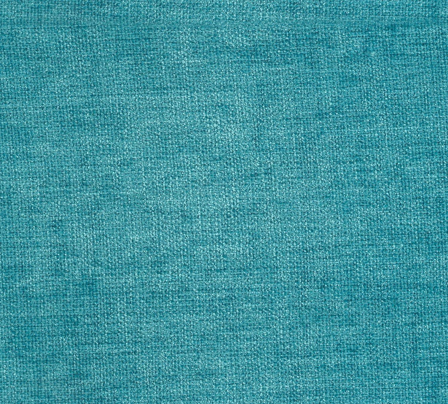 Teal Chenille 18x18 Euro Pillow Covers, Pack of 2