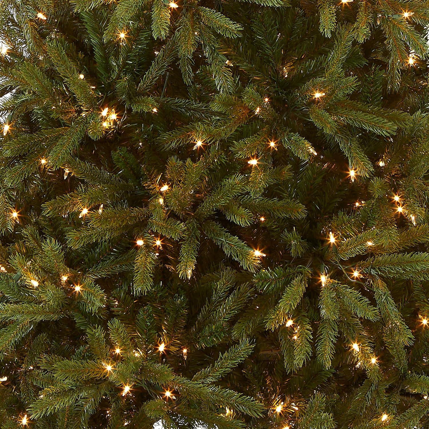7.5ft Pre-lit Full Jersey Frasier Fir Artificial Christmas Tree Clear Lights - National Tree Company