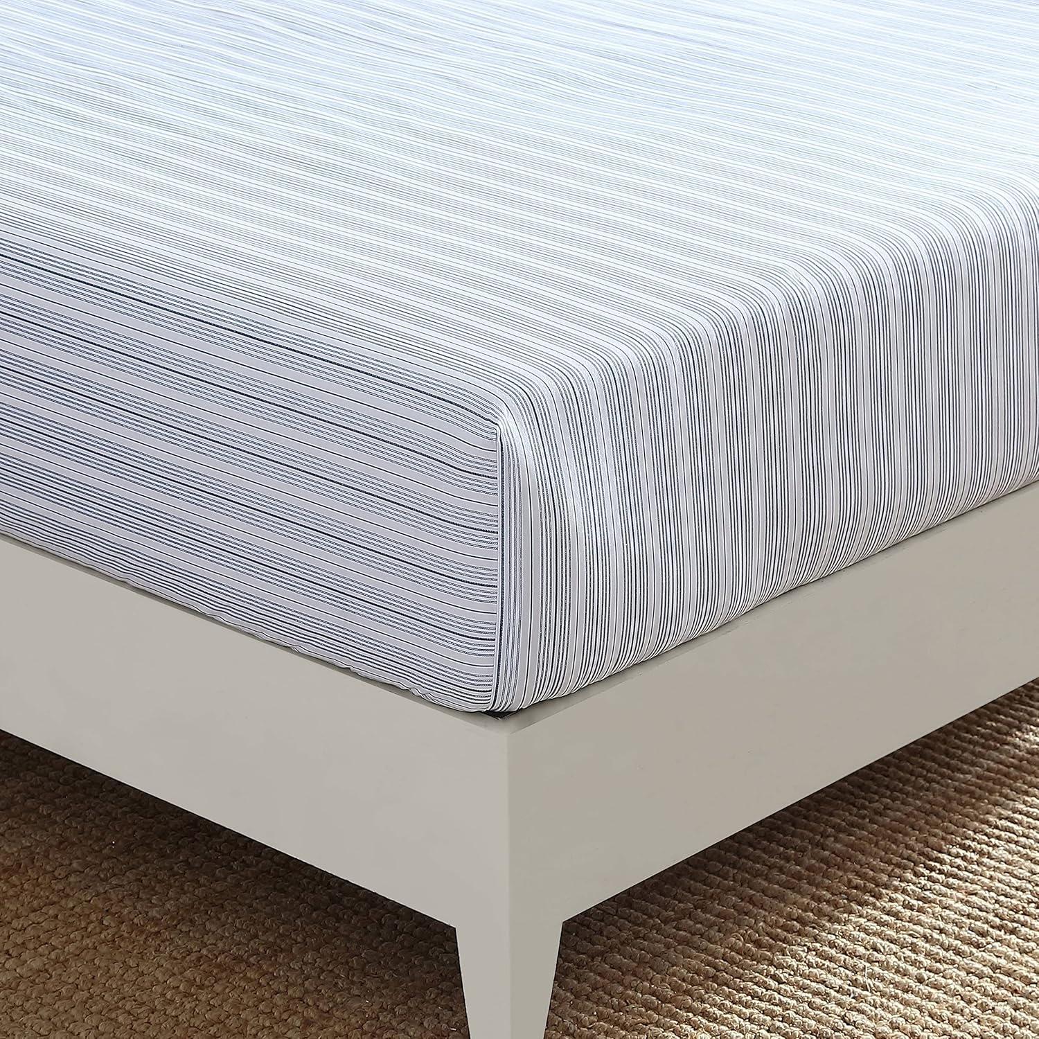 Nautica Nautica Percale Cotton Fully Elastic Fitted Sheet