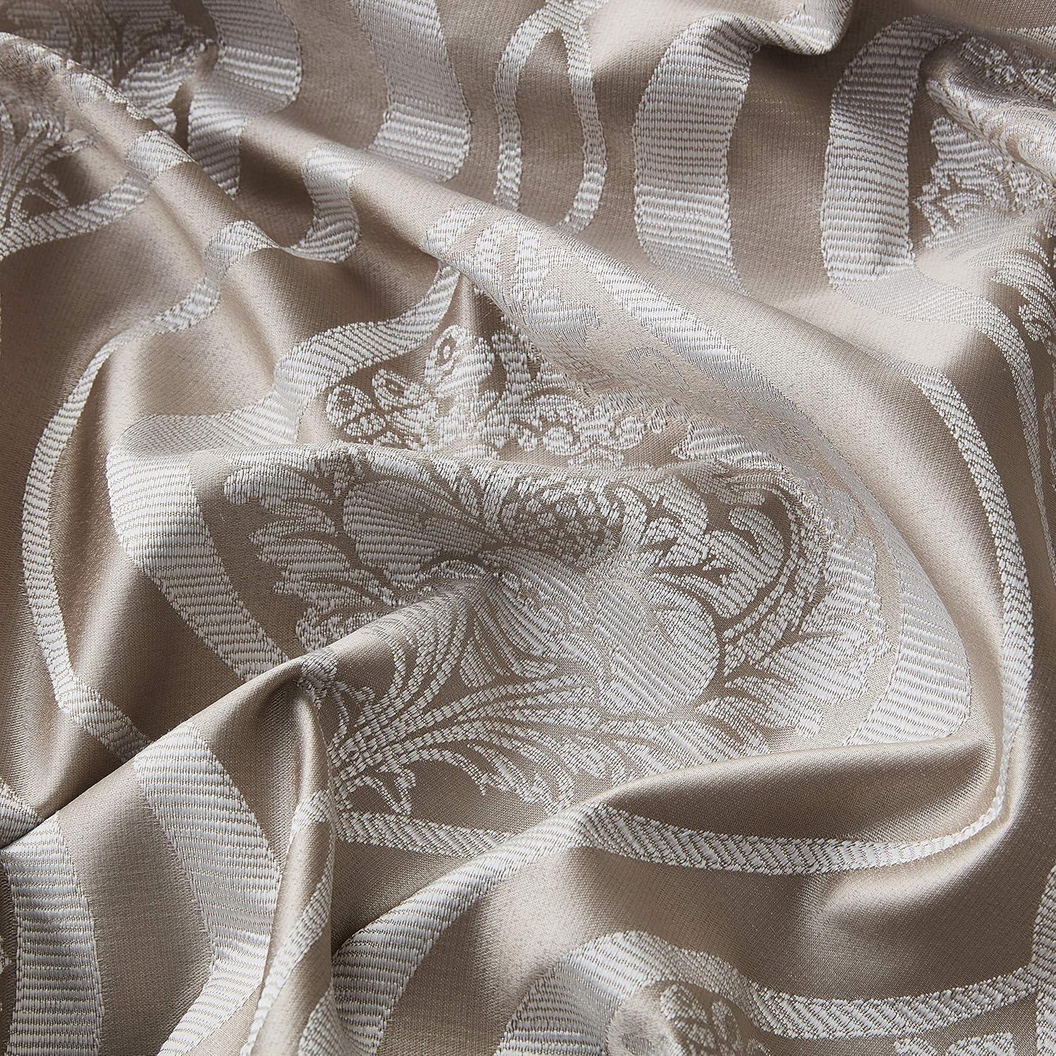 THD Sophia 100% Complete Blackout Privacy Energy Efficient Grommet Window Treatment Curtains - Pair