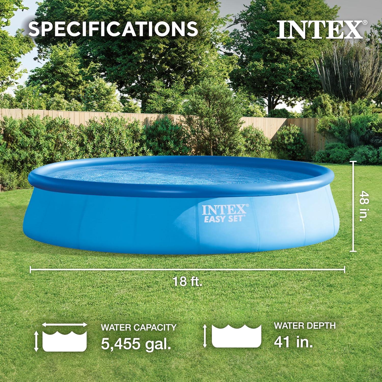 Intex Intex Easy Set Inflatable Kid Swimming Pool Only