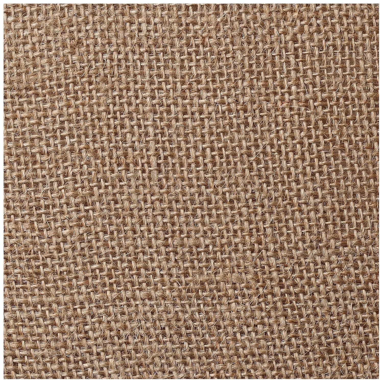 Springcrest Natural Burlap Medium Drum Lamp Shade 13" Top x 16" Bottom x 11" Slant x 10.75" High (Spider) Replacement with Harp and Finial