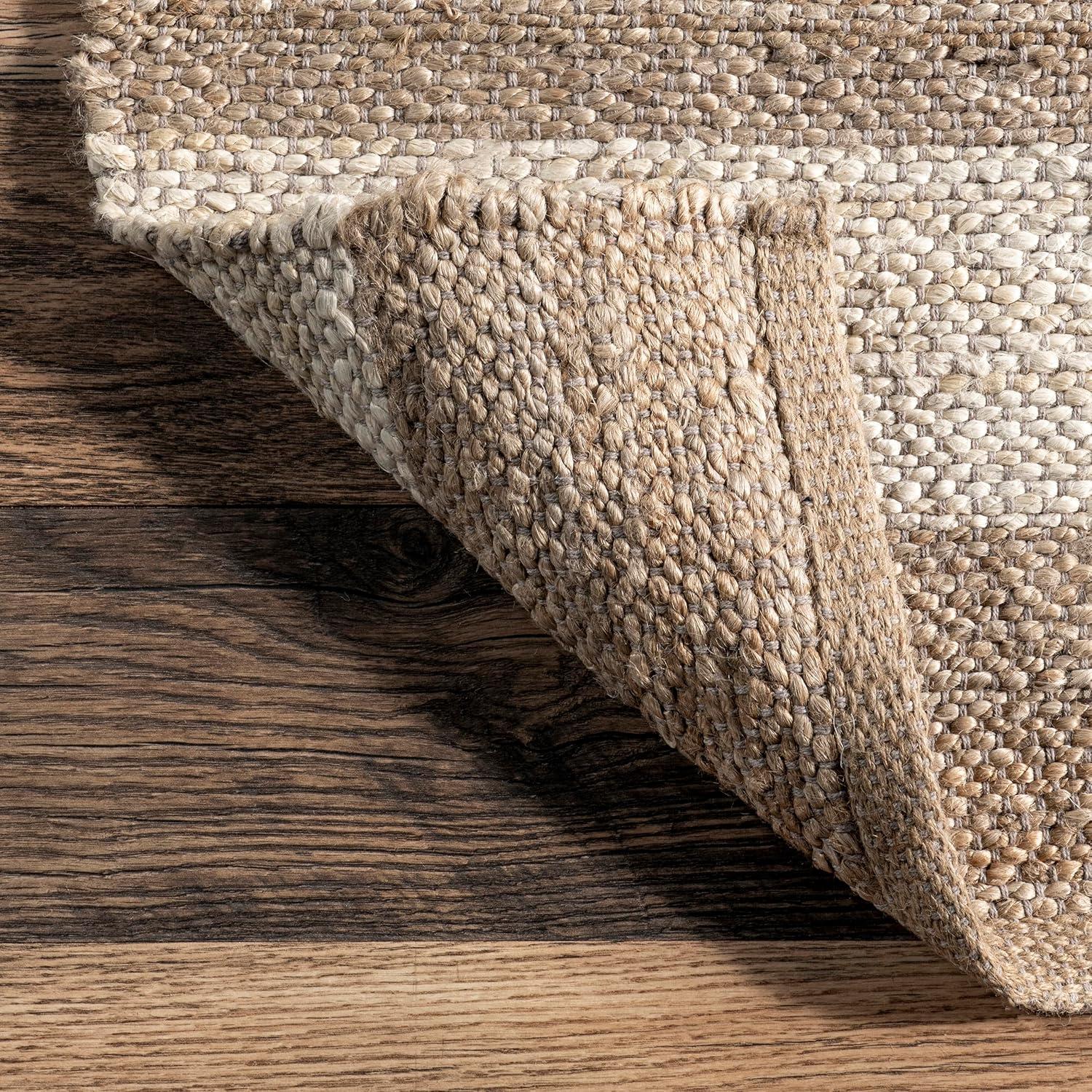 Nuloom Flatweave Alisia Stripes Jute Area Rug