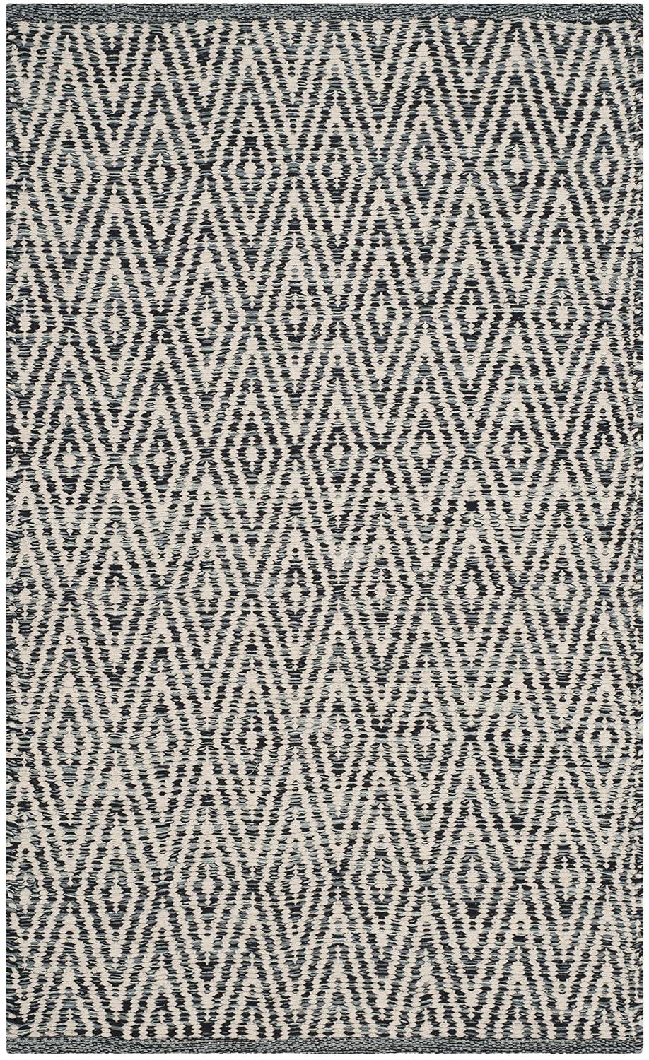Ivy Hill Hand Woven Cotton Geometric Rug