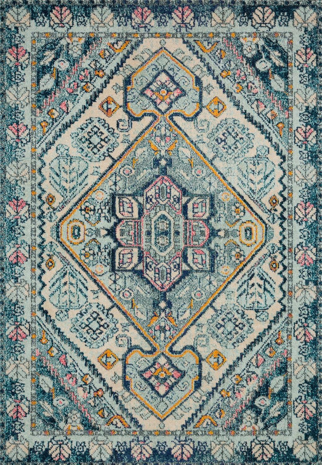 Loloi II Nadia Abstract Blue / Midnight Area Rug