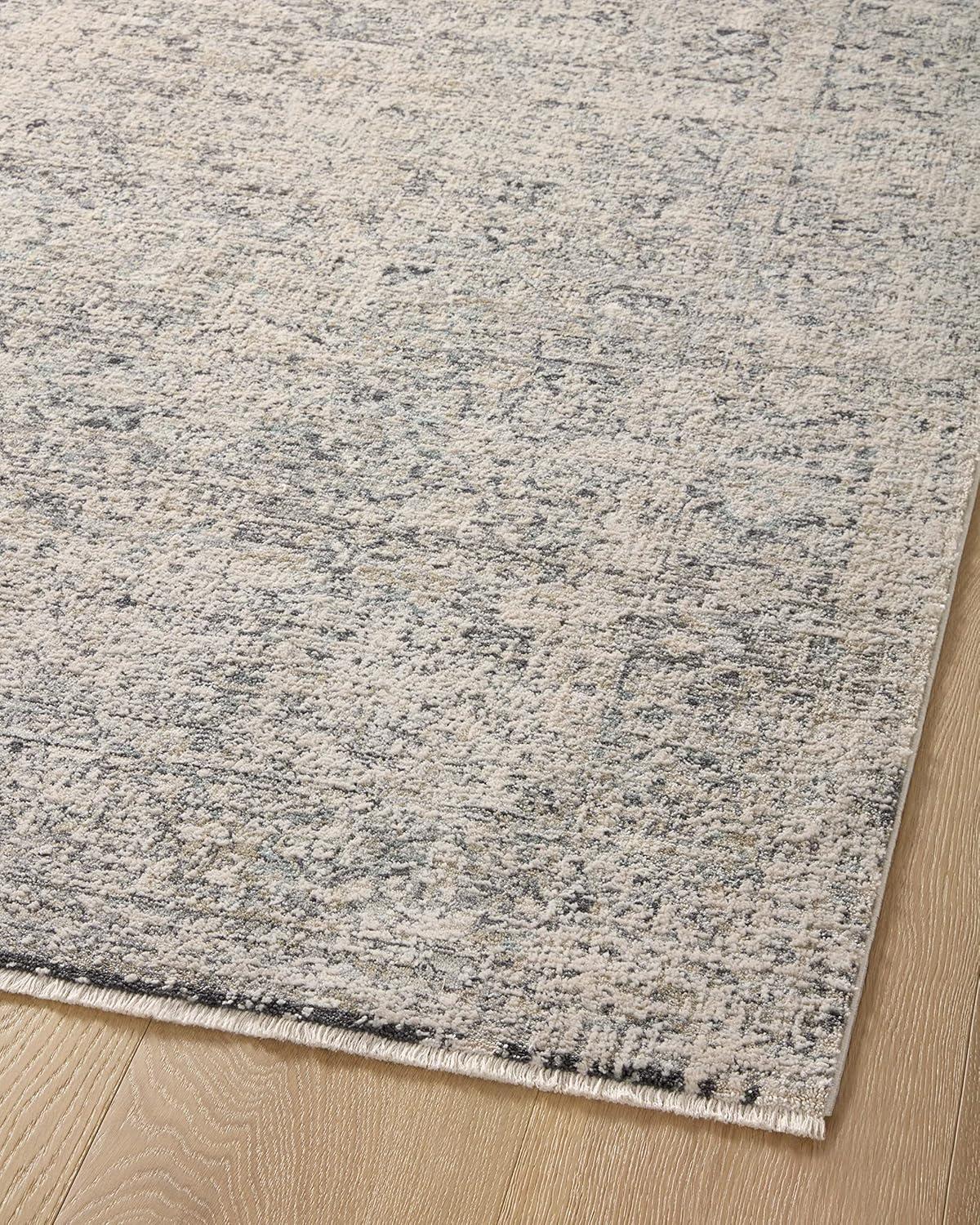 Stone and Mist Wool and Synthetic 5'-3" x 7'-9" Area Rug