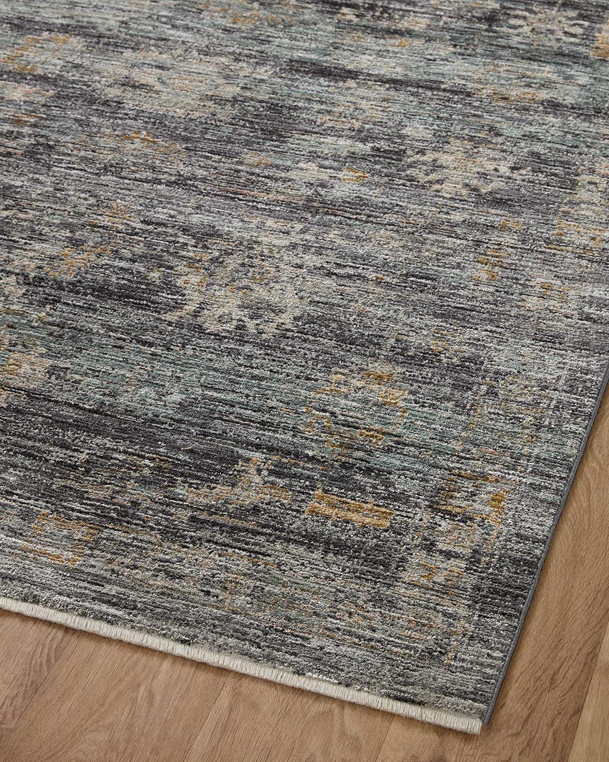 Jean Stoffer x Loloi Katherine Ink / Jade Area Rug