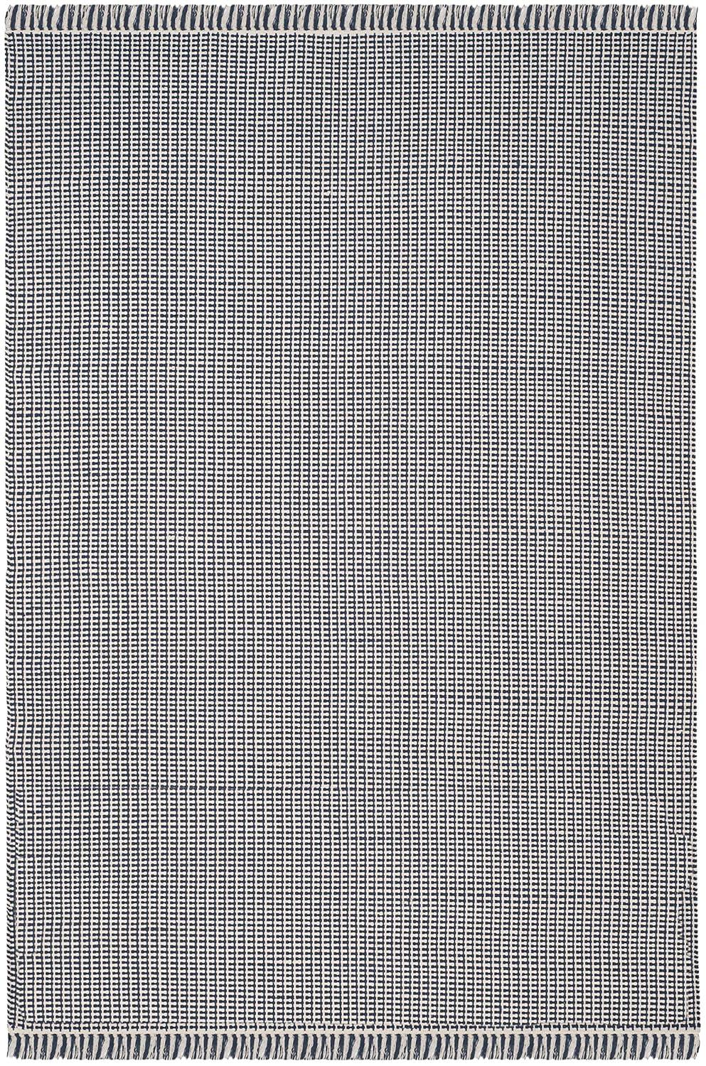 Montauk MTK340 Hand Woven Indoor Area Rug - Ivory/Navy - 6'x9' - Safavieh