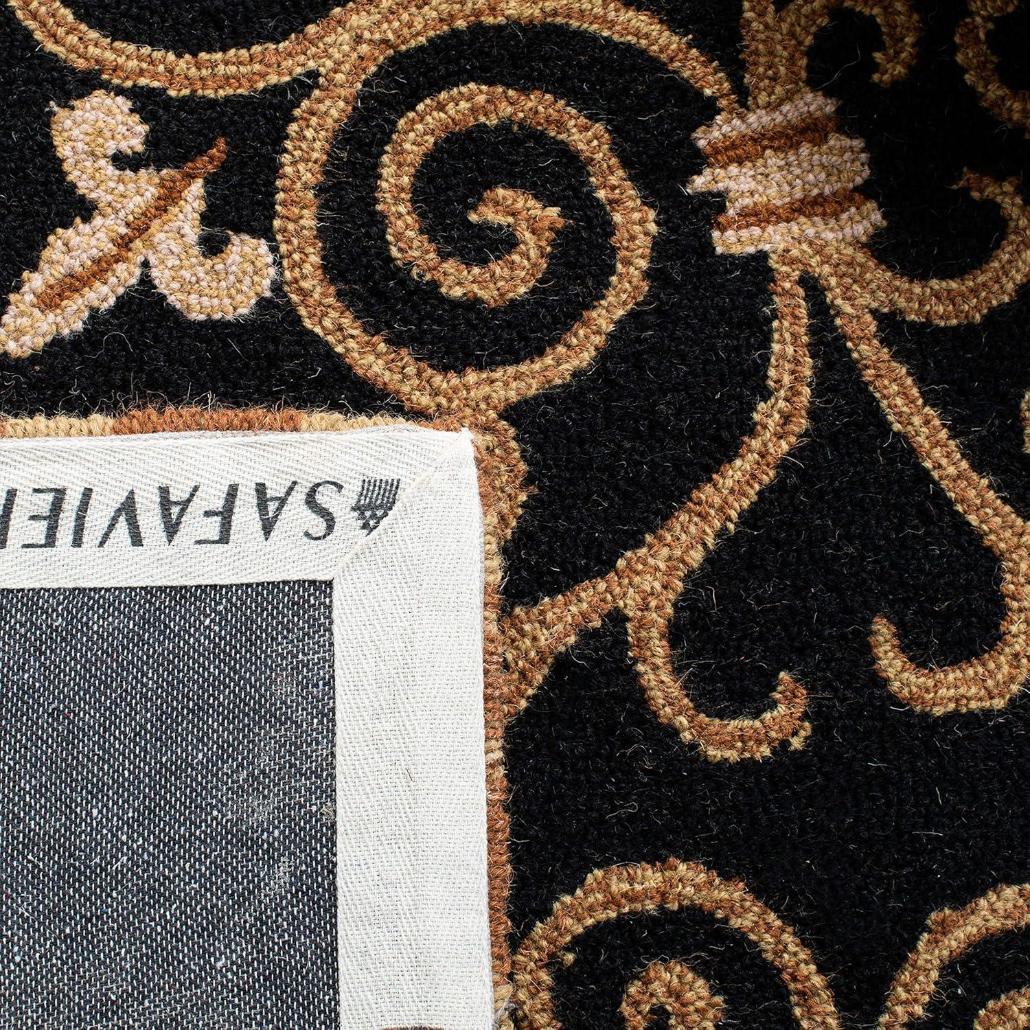 Chelsea HK11 Handmade Accent Rug - 2'6"x4' - Black - Safavieh
