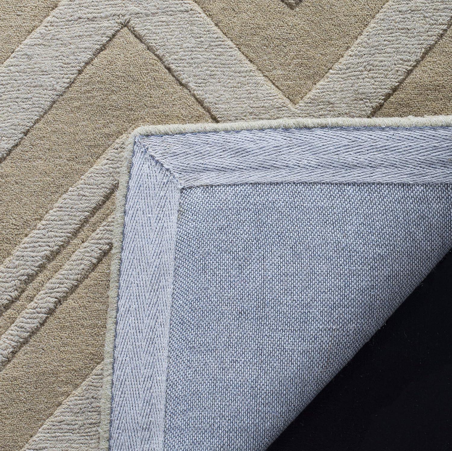 Nishi Hand Loomed Wool Chevron Rug
