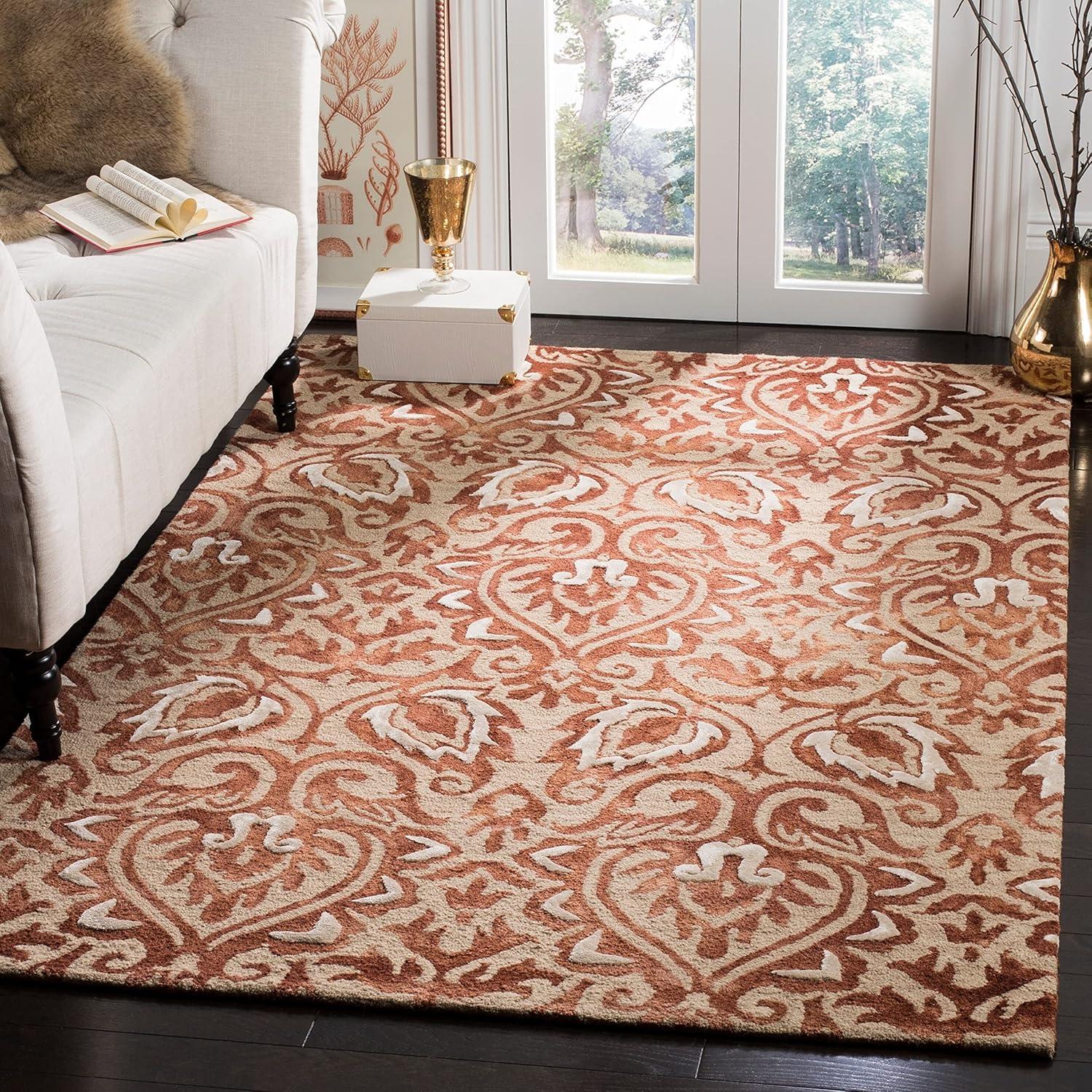 Dip Dye DDY511 Hand Tufted Area Rug - Royal Blue/Beige - 3'x5' - Safavieh.