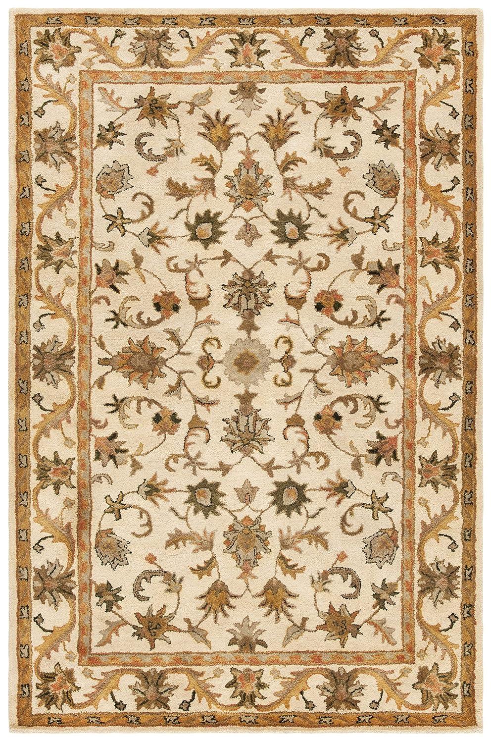 Antiquity AT52 Hand Tufted Indoor Area Rug - Gold - 5'x8' - Safavieh