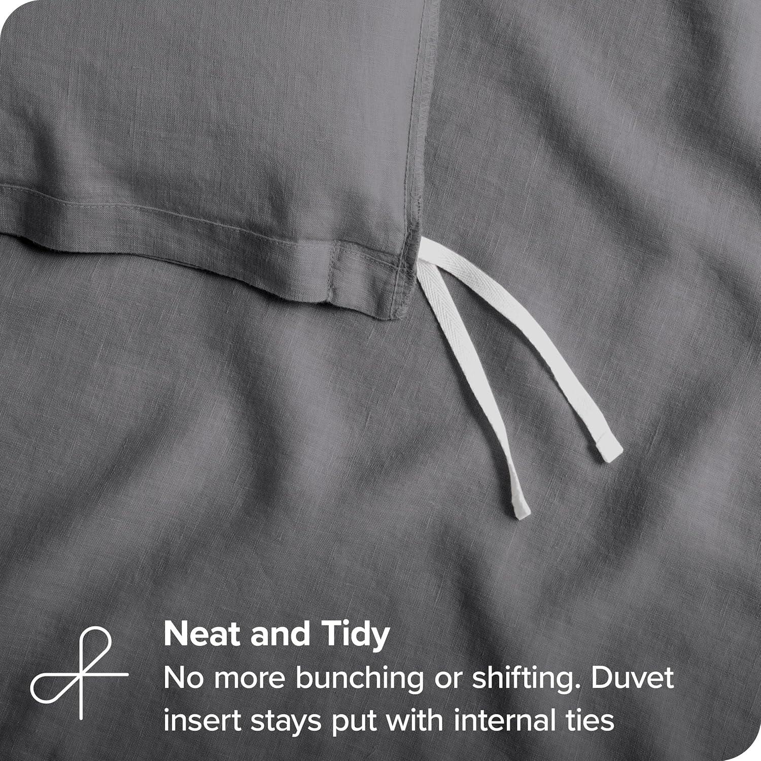 Bare Home Linen Duvet Cover Set