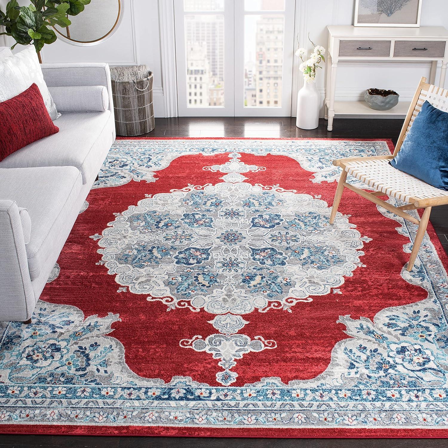 Carlisle Oriental Red/Ivory Area Rug