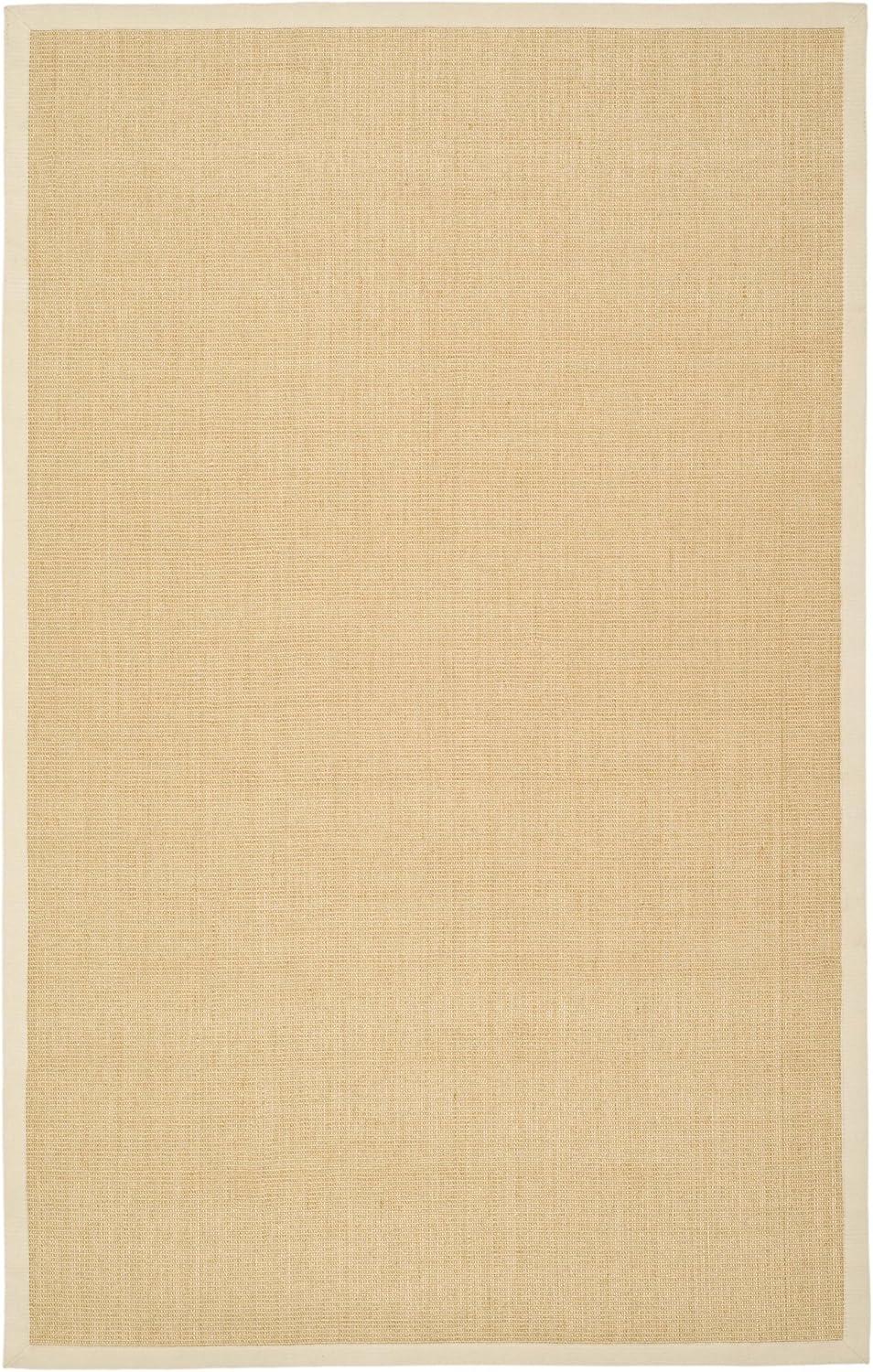 Natural Fiber NF441 Power Loomed Indoor Area Rug - Maize/Wheat - 5'x8' - Safavieh.