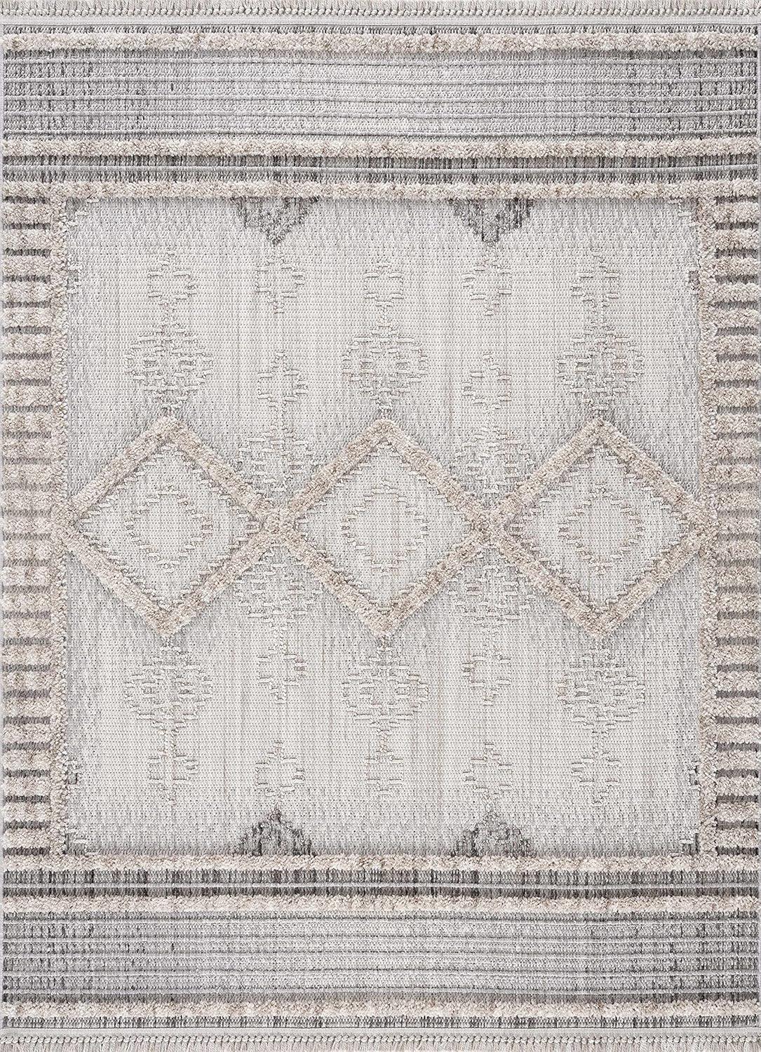 Hauteloom Rectangle Area Rug   Charcoal