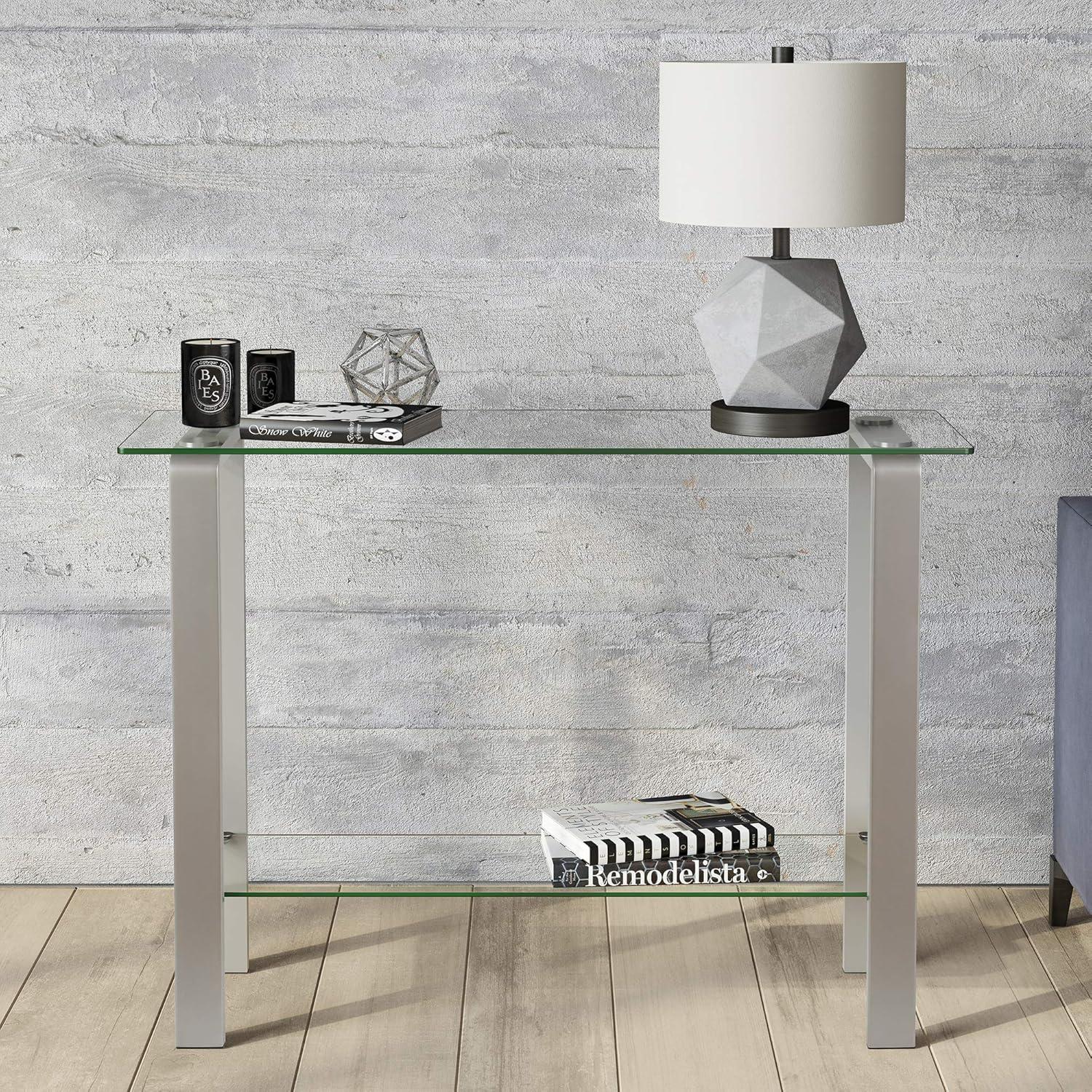 Console Table in Gray - Henn&Hart