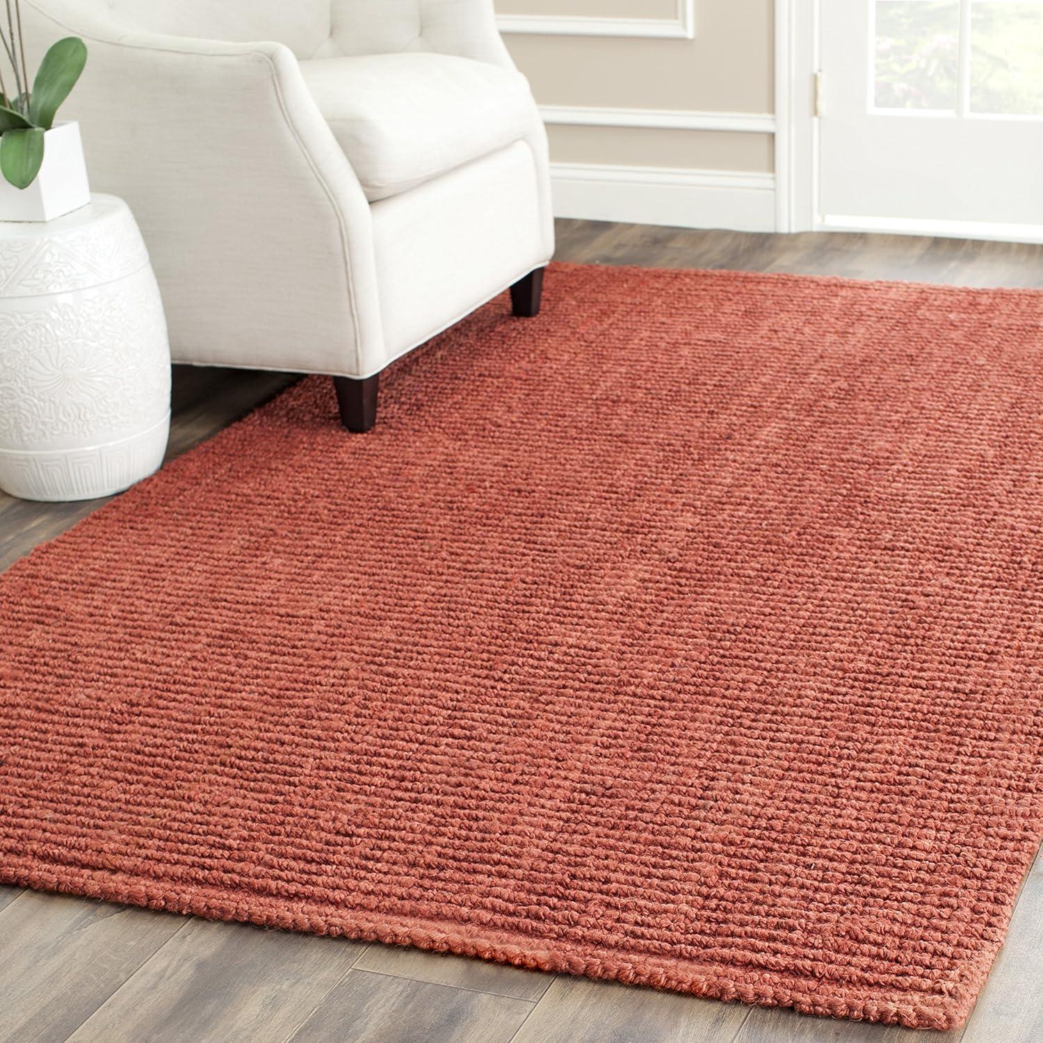 Natural Fiber NF447 Hand Woven Indoor Area Rug - Rust - 5'x8' - Safavieh