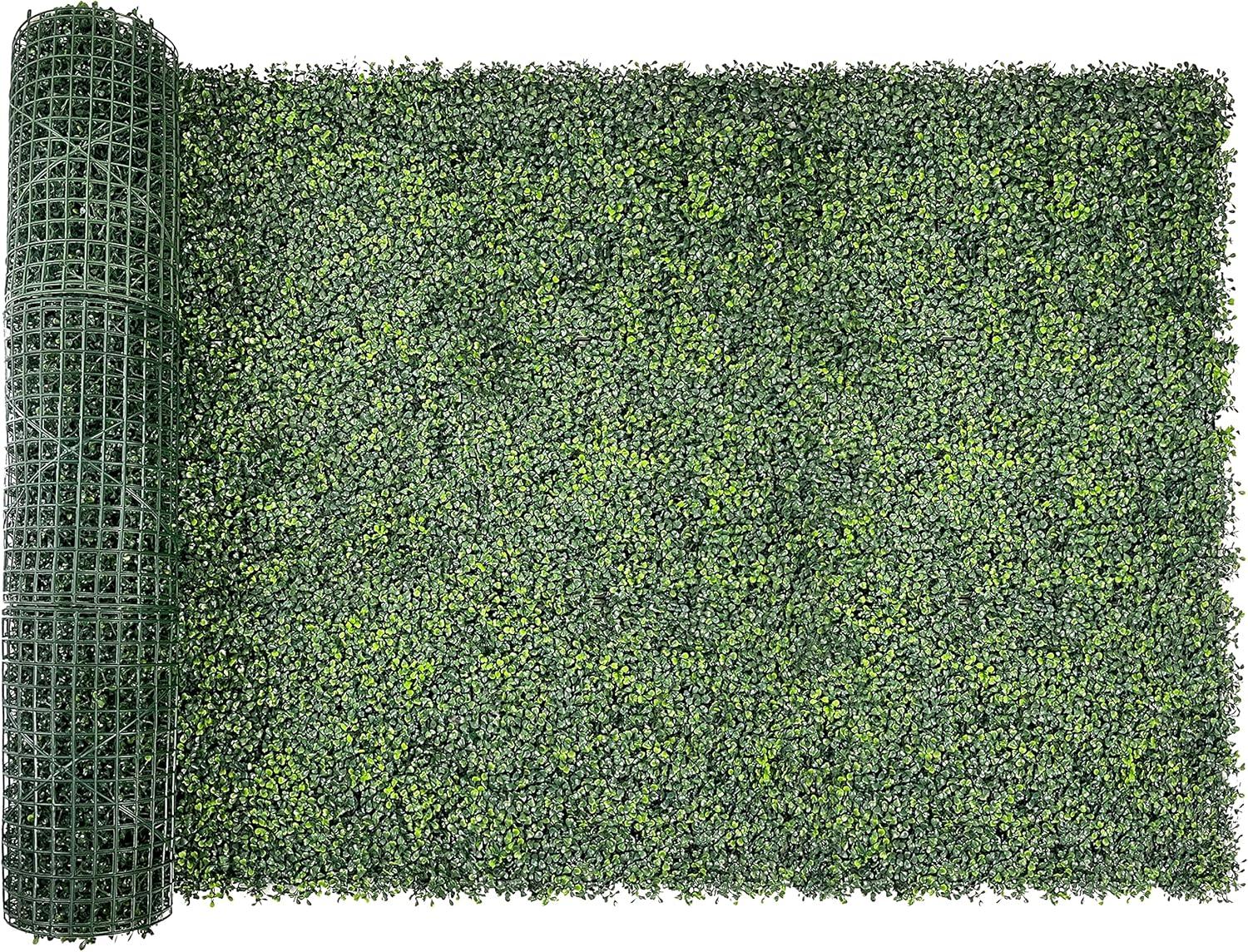 Bybeton 48" x 120" Green Faux Ivy Privacy Wall Panels