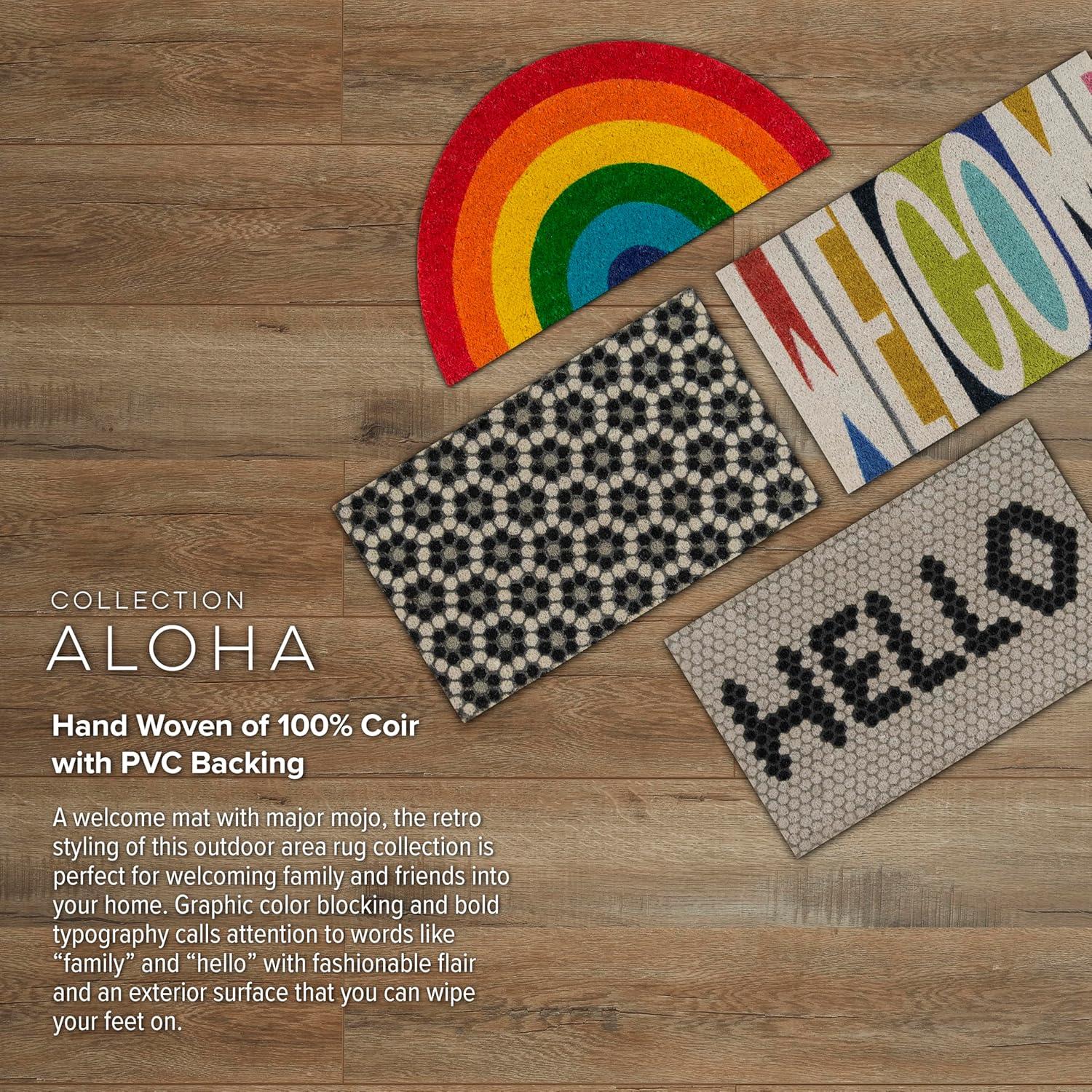 Momeni Novogratz Aloha ALO14 Multi Hello Sunshine 1''6" X 2''6"
