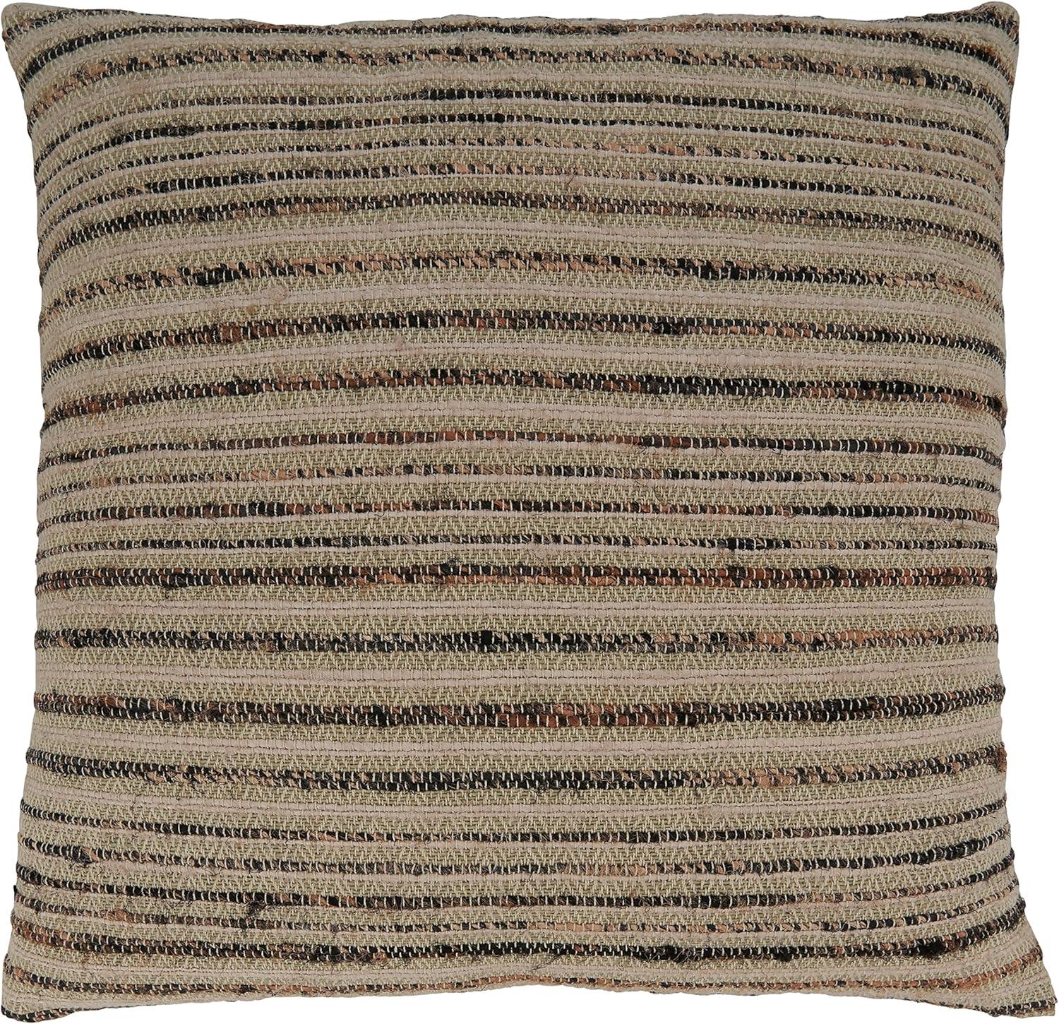 Allegra Striped Rayon/Viscose Pillow Cover