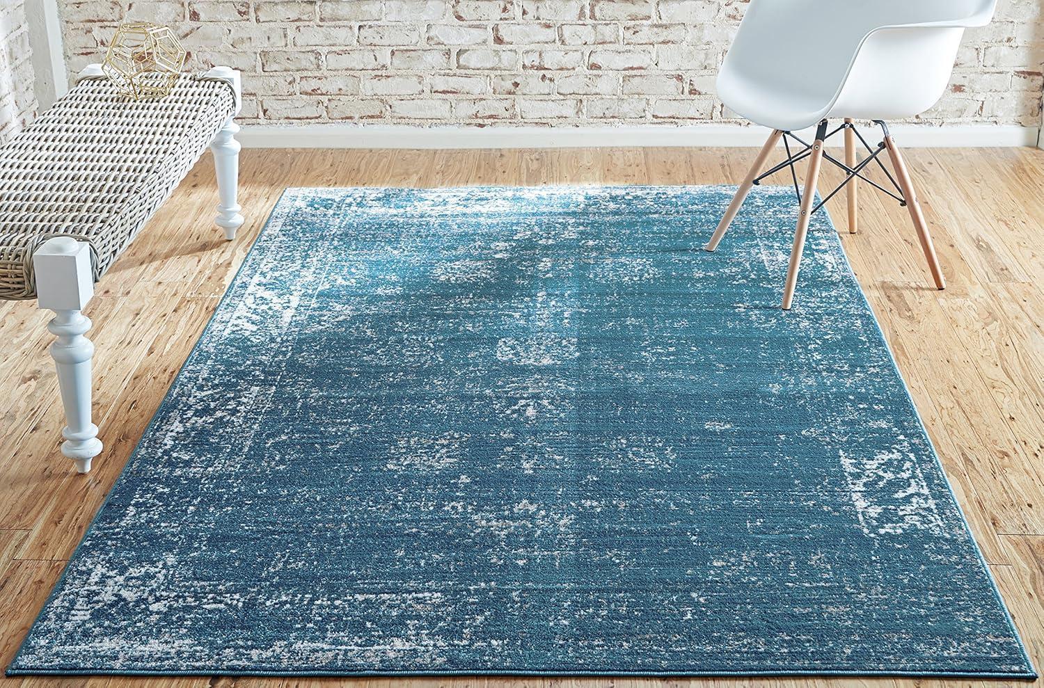 Unique Loom Sofia Casino Floral Indoor Woven Area Rug