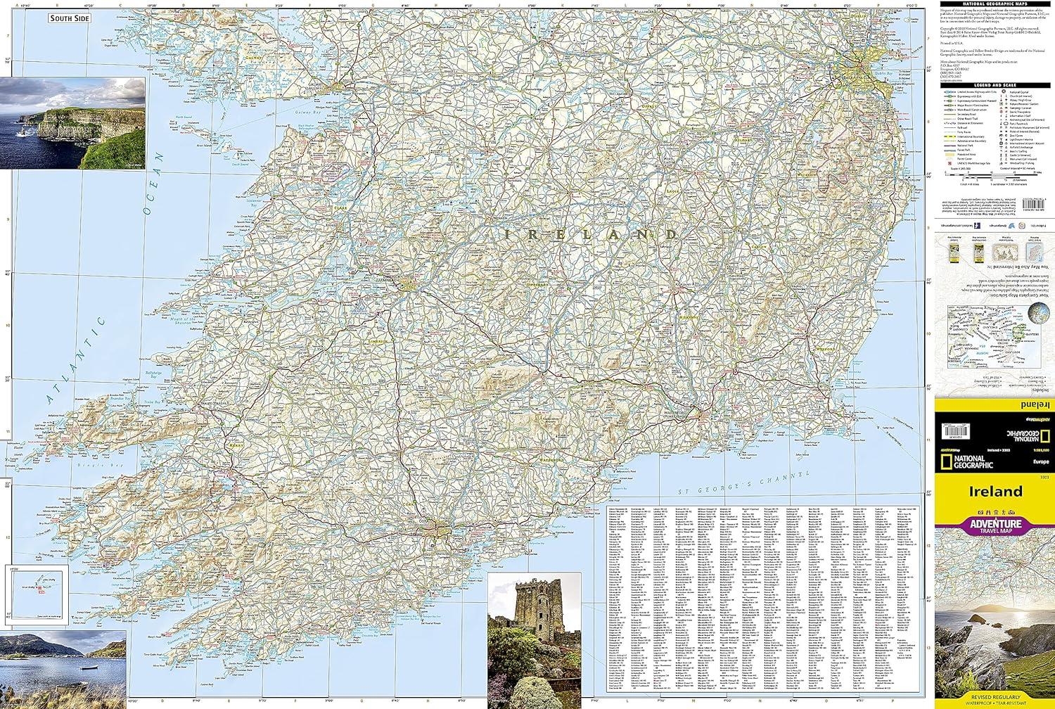 National Geographic Adventure Map Ireland: 9781566955355