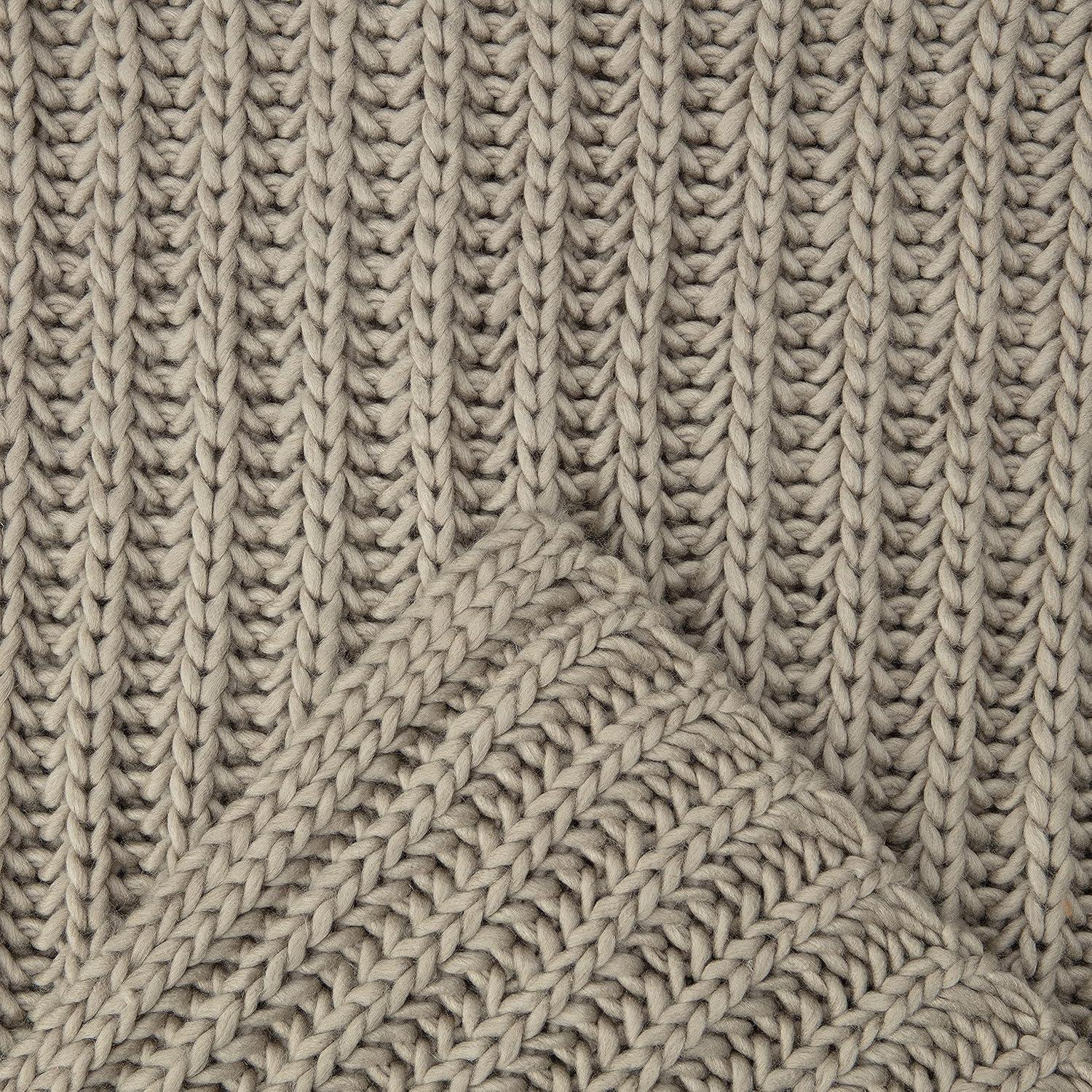 Chunky Knit Throw Blanket