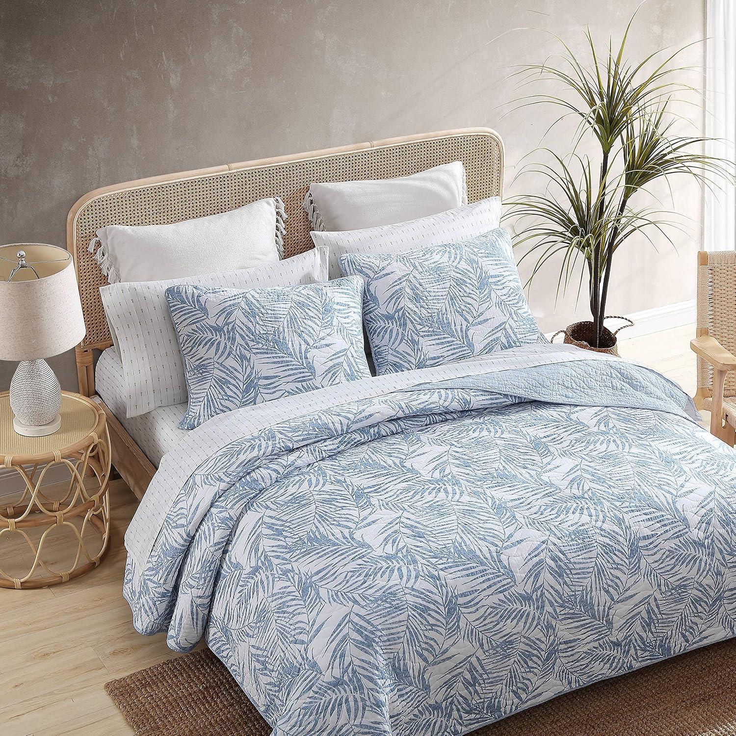 Tommy Bahama Palmday Cotton Reversible Quilt Set