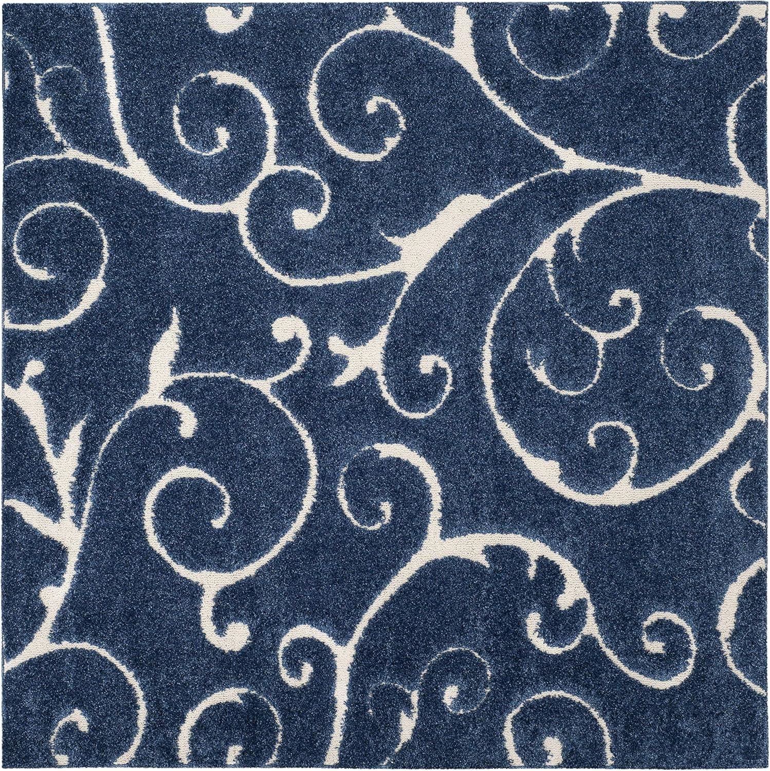 Florida Shag SG455 Power Loomed Area Rug  - Safavieh