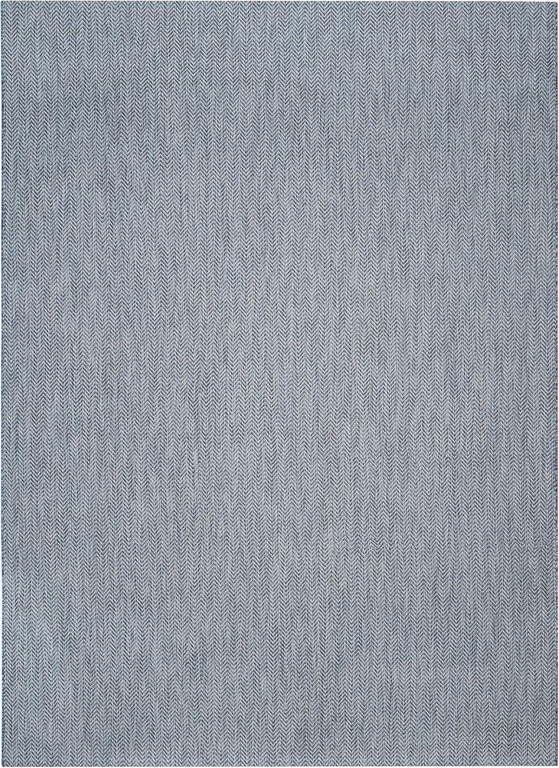 Courtyard CY8022 Power Loomed Indoor and Outdoor Area Rug - Navy/Grey - 8'x11' - Safavieh