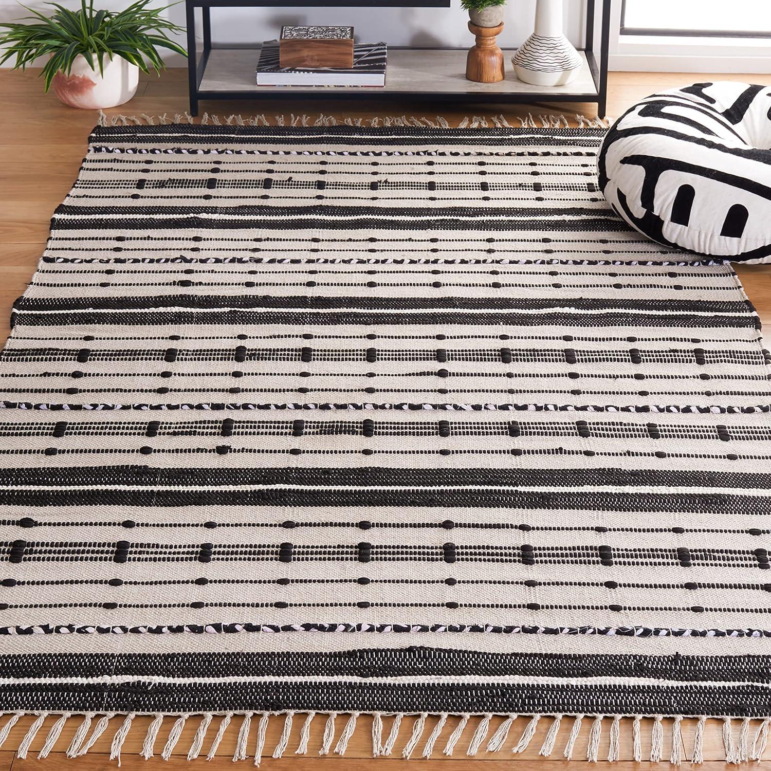 Striped Kilim STK206 Hand Woven Area Rug  - Safavieh